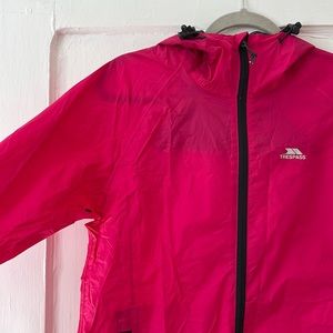 ***SOLD***TRESPASS Packable Rain Jacket